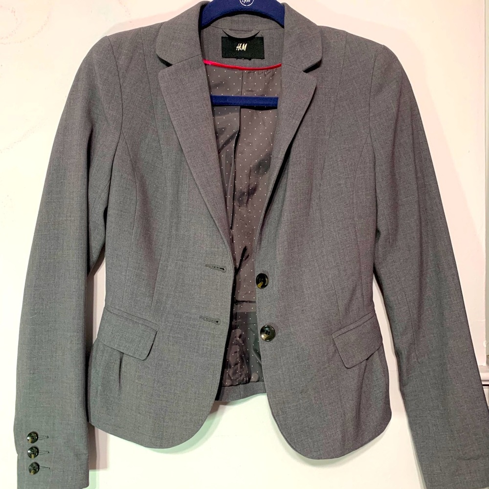 Sharp Gray Blazer - image 1